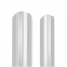 Штакетник металлический 100 мм М-образный 1250 мм фигурный PE 0,4 мм RAL9003