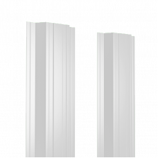 Штакетник металлический 125 мм П-образный 1800 мм прямой PE 0,4 мм RAL9003