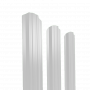 Штакетник металлический 105 мм П-образный Slim 1250 мм фигурный PE 0,4 мм RAL9003