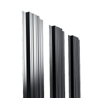 Штакетник металлический 105 мм П-образный Slim 1800 мм прямой ДВС PE 0,45 мм RAL7024