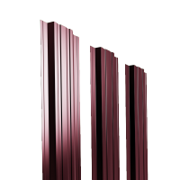 Штакетник металлический 105 мм П-образный Slim 1800 мм прямой PE 0,4 мм RAL3005