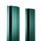 Штакетник металлический 125 мм П-образный 1250 мм прямой ДВС PE 0,45 мм RAL6005 Штакетник металлический 125 мм П-образный 1250 мм прямой ДВС PE 0,45 мм RAL6005