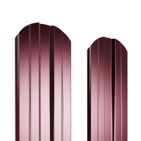 Штакетник металлический 130 мм М-Премиум 1800 мм фигурный ДВС PE 0,45 мм RAL3005