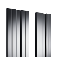 Штакетник металлический 130 мм М-Премиум 2000 мм прямой ДВС PE 0,45 мм RAL7024