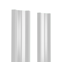 Штакетник металлический 100 мм М-образный 1800 мм прямой PE 0,4 мм RAL9003
