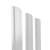 Штакетник металлический 105 мм П-образный Slim 2000 мм прямой PE 0,4 мм RAL9003