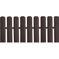 Забор из евроштакетника  (H=2 м)